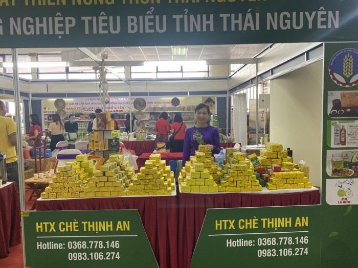 Chè Thịnh An cùng hàng trăm sản phẩm tham gia hội chợ làng nghề và sản phẩm OCOP Việt Nam